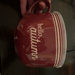 Hello Autumn Mug - Brown